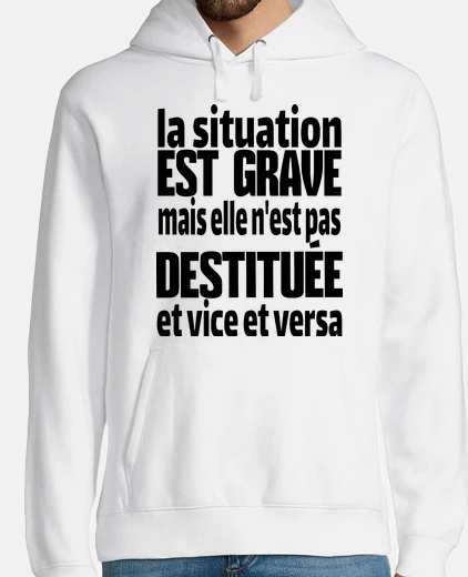 Sudadera la situación es grave pero no la despiden