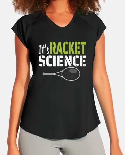 T-shirt la sua scienza della racchetta diverten