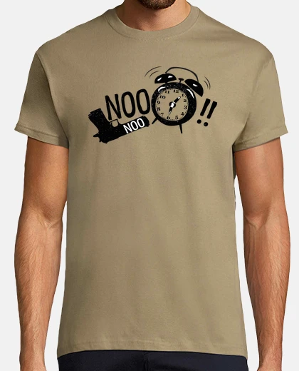 T-shirt la sveglia si arresta senza
