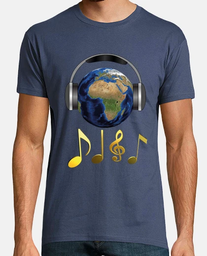 T-shirt la tie RRA escuc hand o la musica