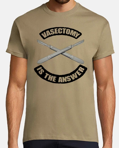 T-shirt la vasectomia è la risposta 1
