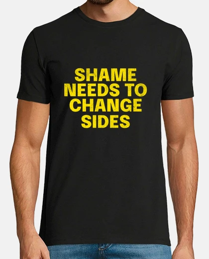 T-shirt la vergogna deve cambiare schieramento