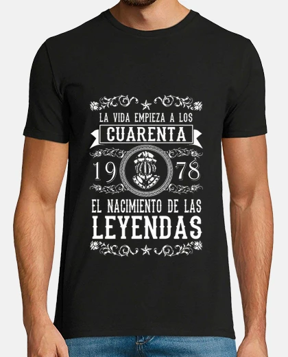 Camiseta La vida a los Cuarenta 78 chico