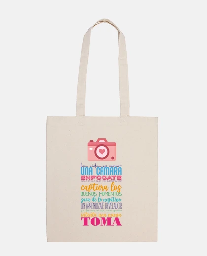 Bolsa LA VIDA ES COMO UNA CÁMARA