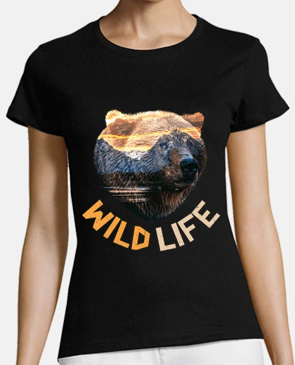 Camiseta la vida silvestre animales exóticas áfr