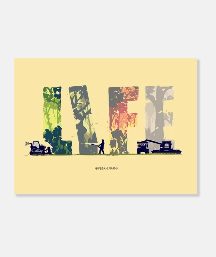 Tableau la vie - sauver la forêt tropicale