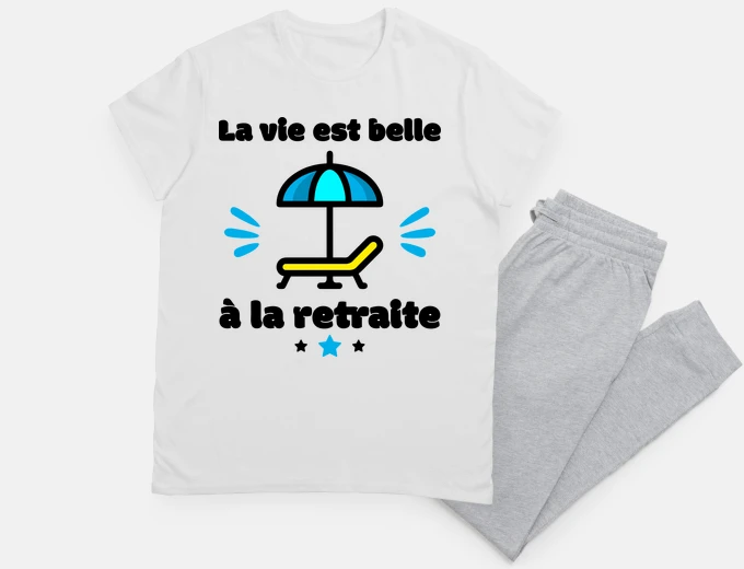 La vie est belle à la retraite,retraité