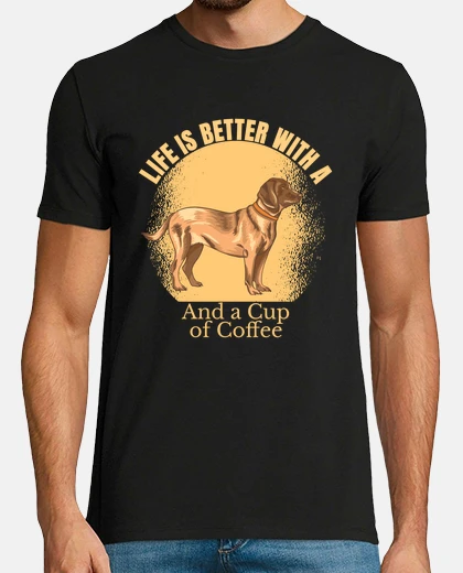 Tee-shirt la vie est meilleure avec le café limie