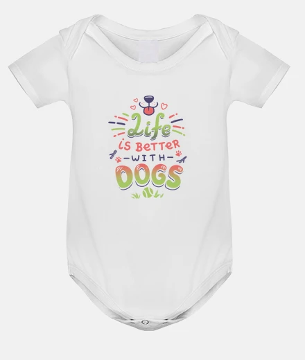 Vêtements la vie est meilleure avec les chiens