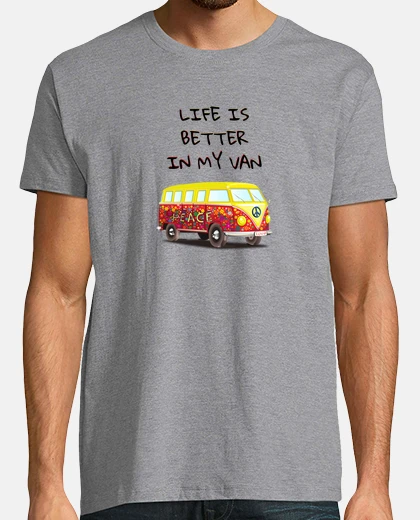 Tee-shirt la vie est meilleure dans mon van ii