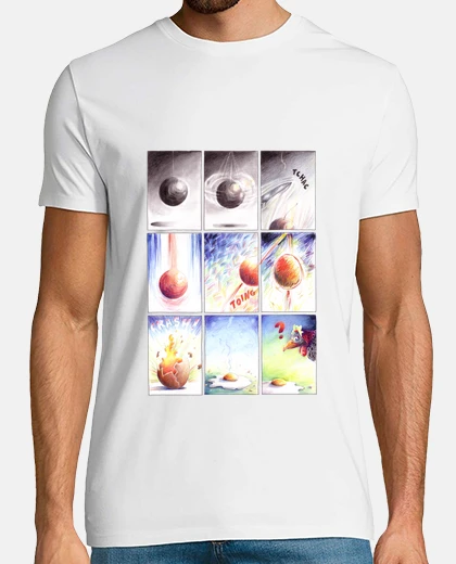T-shirt la vita breve di un uovo