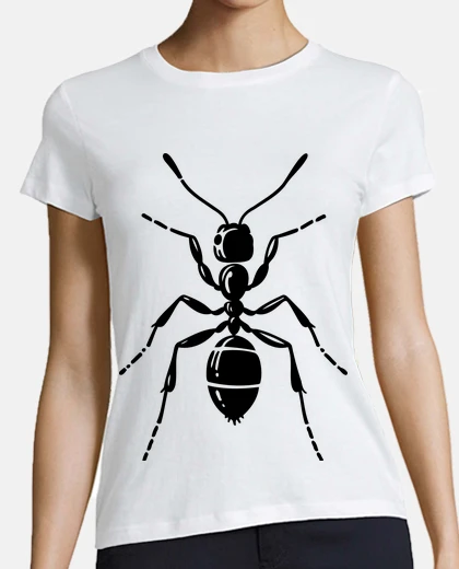 T-shirt la vita delle formiche nella società delle formiche studia sul collo a v