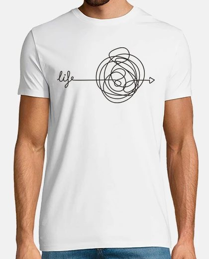 T-shirt la vita è disordinato
