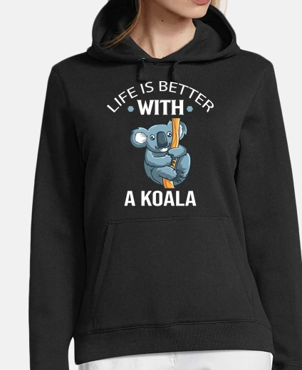 Felpa la vita è migliore con un koala i koala