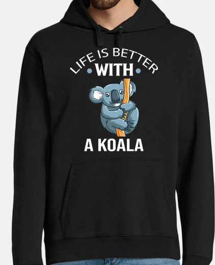 Felpa la vita è migliore con un koala i koala