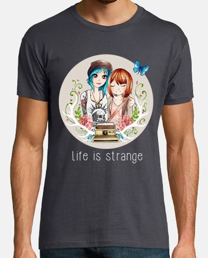 T-shirt la vita è strana - chloe e max