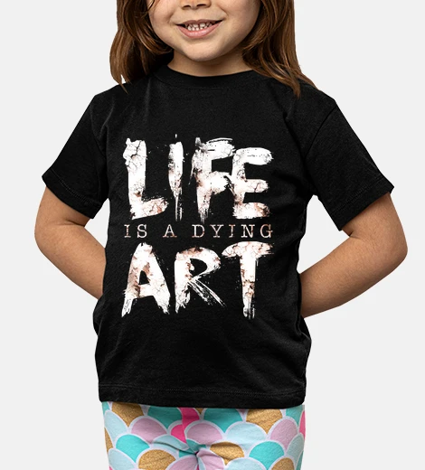 Abbigliamento la vita è un'arte che muore