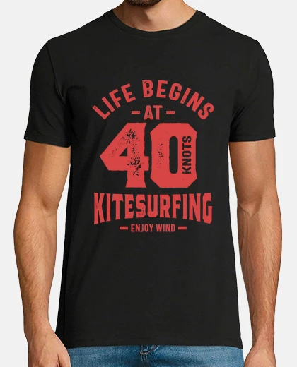 T-shirt la vita inizia a 40 anni - regalo di ki
