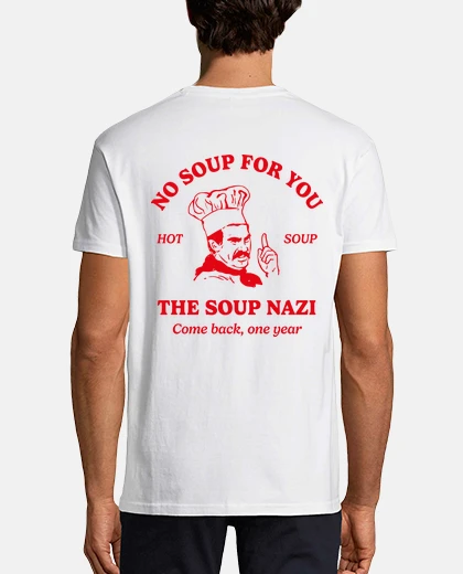 T-shirt la zuppa nazista dietro