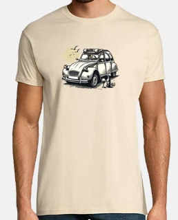 la 2cv sur la plage