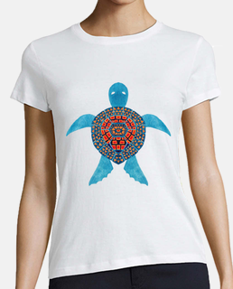 la tortuga marina azul tribal