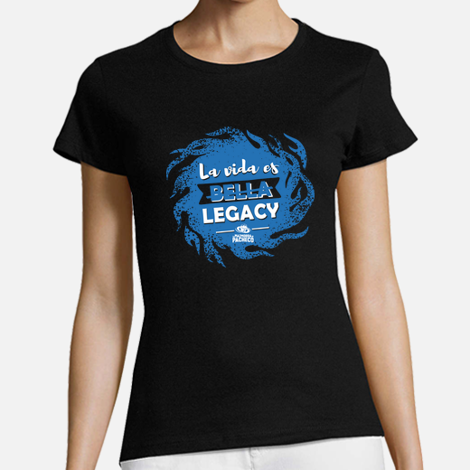 la vida es legacy versión 3 - mujer - azul