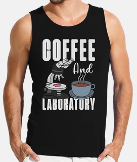 lab tech coffee and laboratory chemist