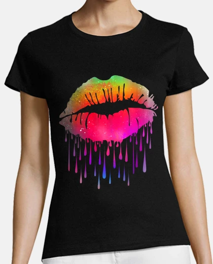 T-shirt labbra come lo zucchero