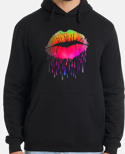 Sudadera labios como azúcar