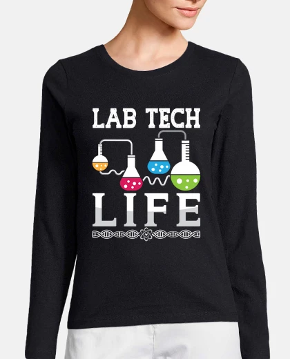 Tee-shirt laboratoire tech vie chimiste médecin l