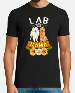 laboratorio mamá camisa labrador retriever perro mamá cachorro girasol amante de las mascotas labora