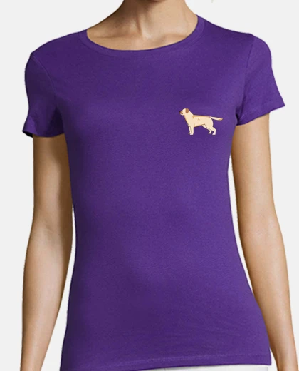 T-shirt labrador minimalista, t-shirt donna