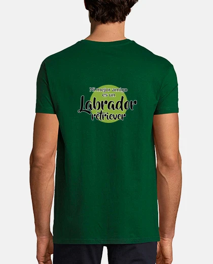 T-shirt labrador nero
