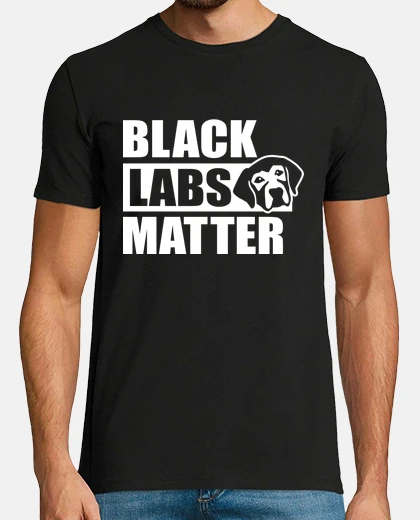 T-shirt labrador nero labrador
