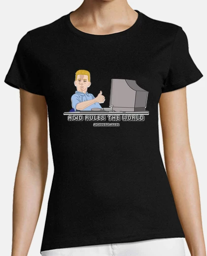 T-shirt l'acido rules il world