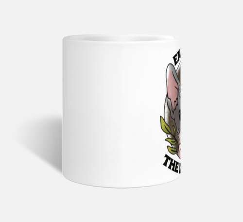 Taza Gato Esfinge - personalizable