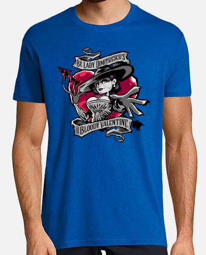 T-shirt lady dimitrescus bloody valentino e