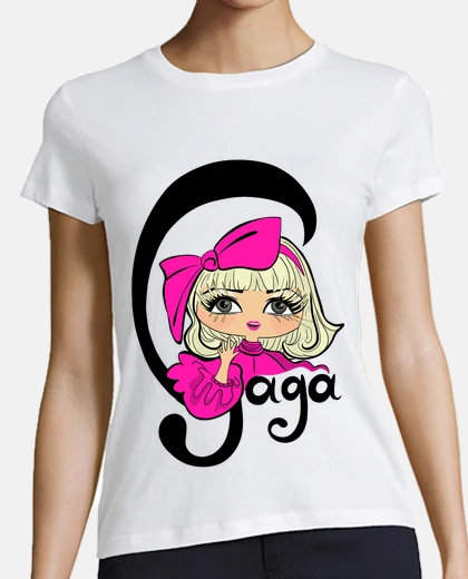 Tee-shirt lady gaga musique pop