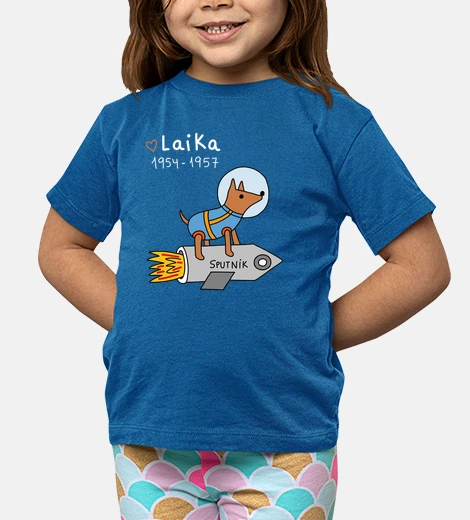 Ropa Laika - Niño, manga corta, azul royal