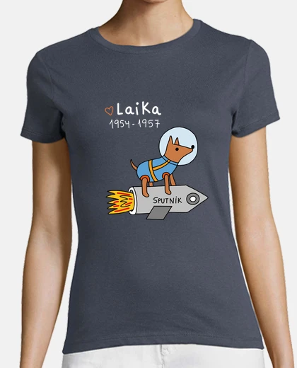 T-shirt laika - women, short sleeves, dark gray, premium quality