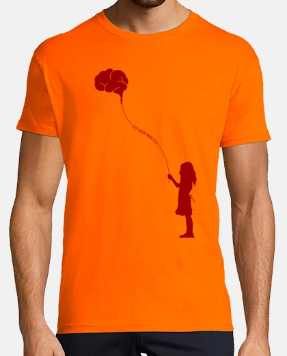 Tee-shirt laissez votre mouche esprit (h)
