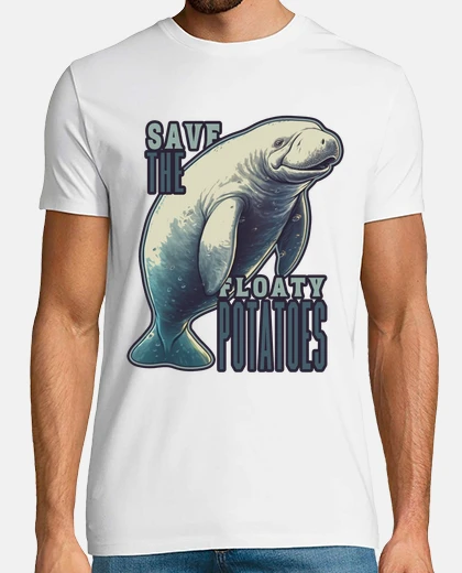 T-shirt lamantino salviamo i lamantini