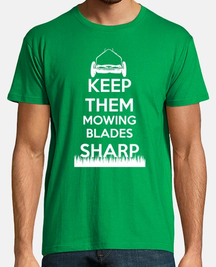 T-shirt lame di falciatura
