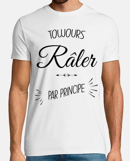 T-shirt lamentarsi sempre per principio