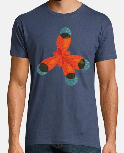 Tee-shirt l'amour de la chimie de molécule de méthane d'orange