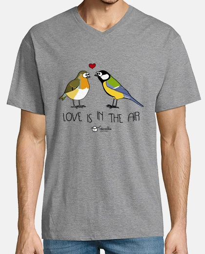 Tee-shirt l'amour est dans l'air ❤ (milieux de lumière)