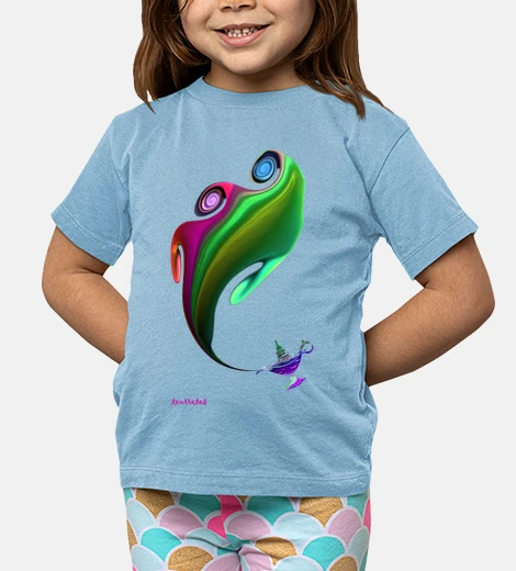 Ropa Lámpara mágica, Niño, manga corta, celeste