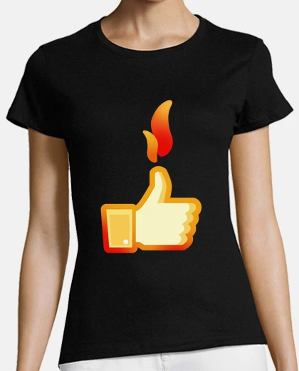 Tee-shirt lance le feu sur le jeu, facebook aime 2