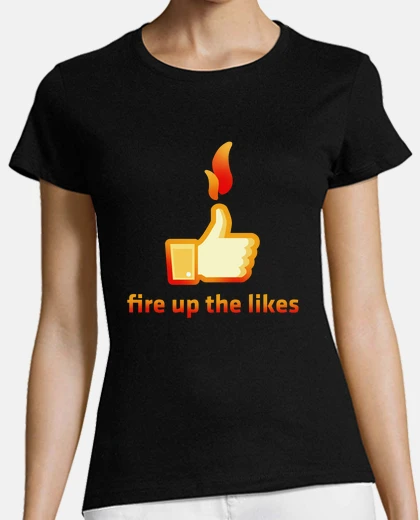 Tee-shirt lance les favoris, facebook aime