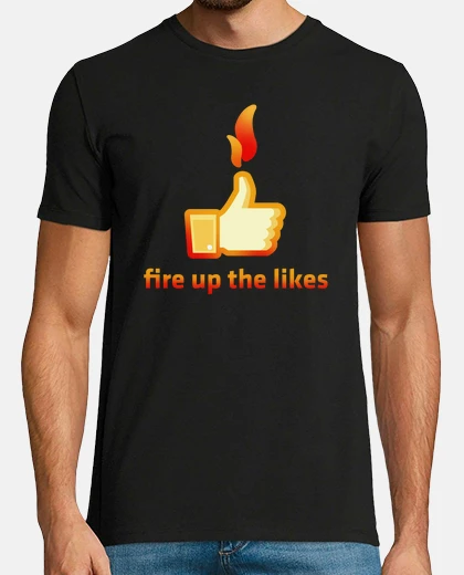 Tee-shirt lance les favoris, facebook aime